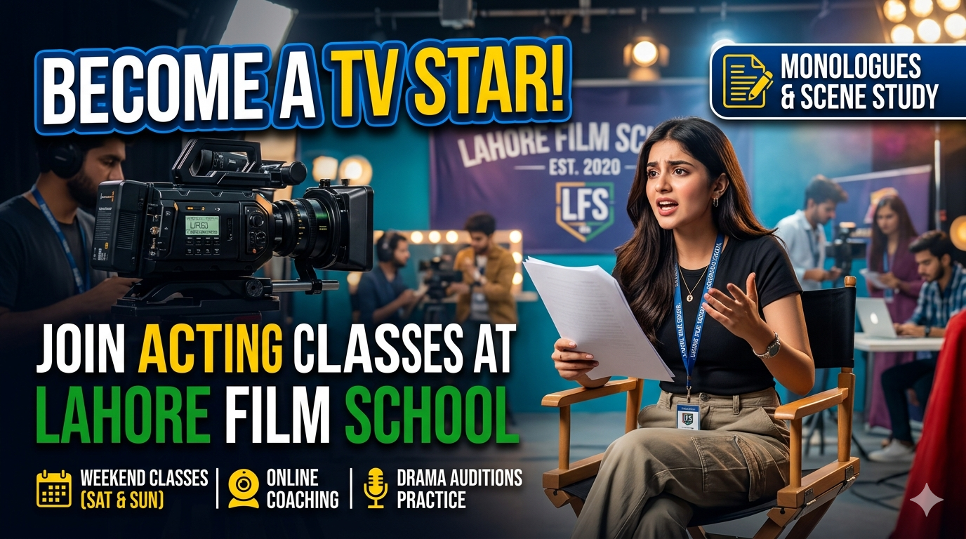 How to Become a TV Star The Ultimate Guide to Acting Classes at Lahore Film School
